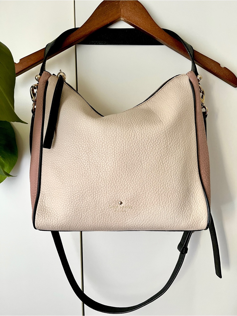 Kate Spade Charles Street Small Haven Pebbled Leather Colorblock Bag